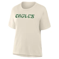 Women's Fanatics Cream Philadelphia Eagles Dove Legacy T-Shirt