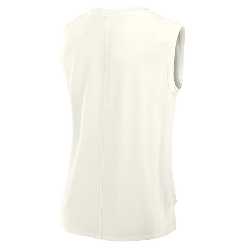 Débardeur Fanatics Cream Philadelphia Eagles Studio Embrace pour femme