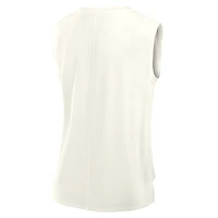 Débardeur Fanatics Cream Philadelphia Eagles Studio Embrace pour femme
