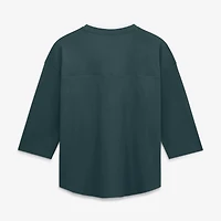 Women's Fanatics  Green Philadelphia Eagles Team First Deceptive Juke 3/4-Sleeve V-Neck T-Shirt