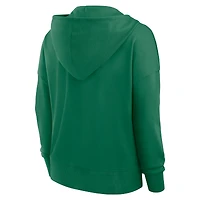 Women's Fanatics Kelly Green Philadelphia Eagles Blitz Left Pullover Hoodie