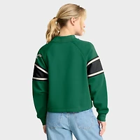 Pull surdimensionné à col montant Fanatics Kelly Green des Philadelphia Eagles pour femme