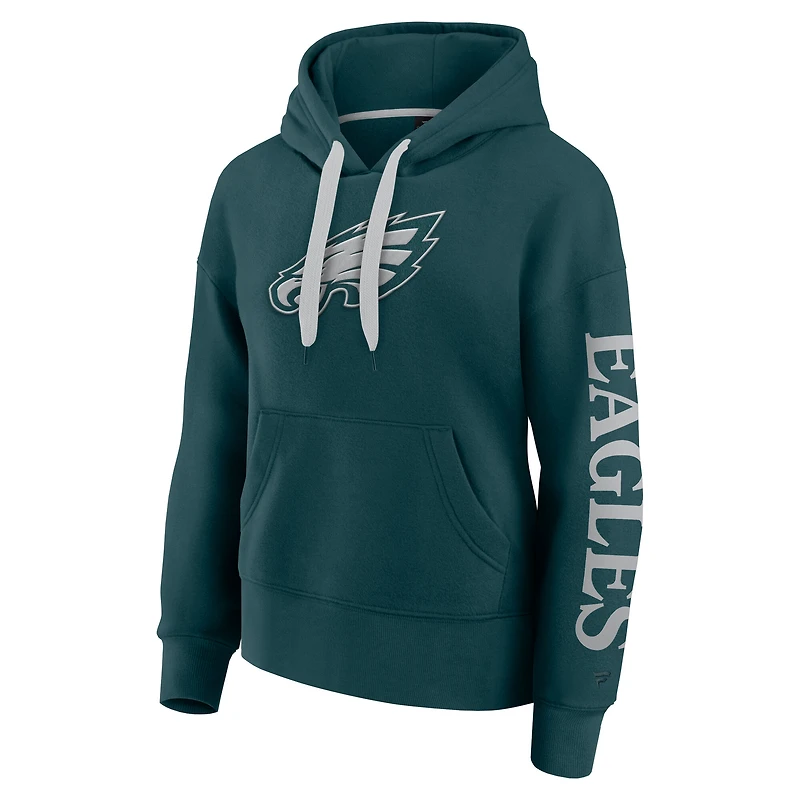 Sweat à capuche manches longues Fanatics Midnight Green Philadelphia Eagles Elements Next pour femmes