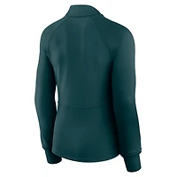 Veste zippée quart de tour Fanatics Midnight Green Philadelphia Eagles Elements pour femme