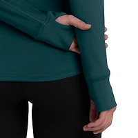 Veste zippée quart de tour Fanatics Midnight Green Philadelphia Eagles Elements pour femme