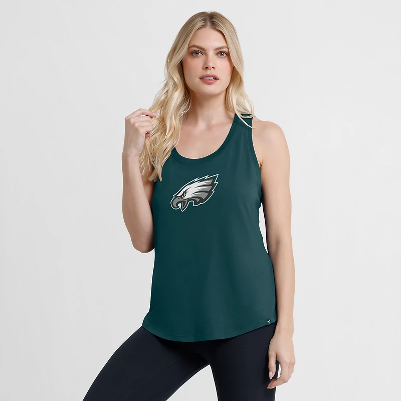 Débardeur Iron Fan pour femme, vert nuit, Philadelphia Eagles