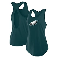 Débardeur Iron Fan pour femme, vert nuit, Philadelphia Eagles