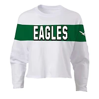 Women's Fanatics Saquon Barkley Ash Philadelphia Eagles Plus Name & Number T-Shirt