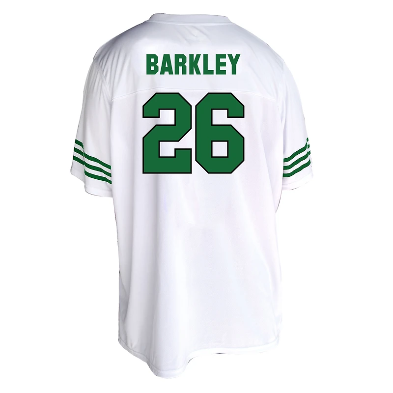 Maillot tendance grande taille blanc des Philadelphia Eagles pour femmes Fanatics Saquon Barkley