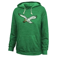 Majestic Threads pour femmes Jalen blesse Kelly Green Nom et numéro des Eagles de Philadelphie