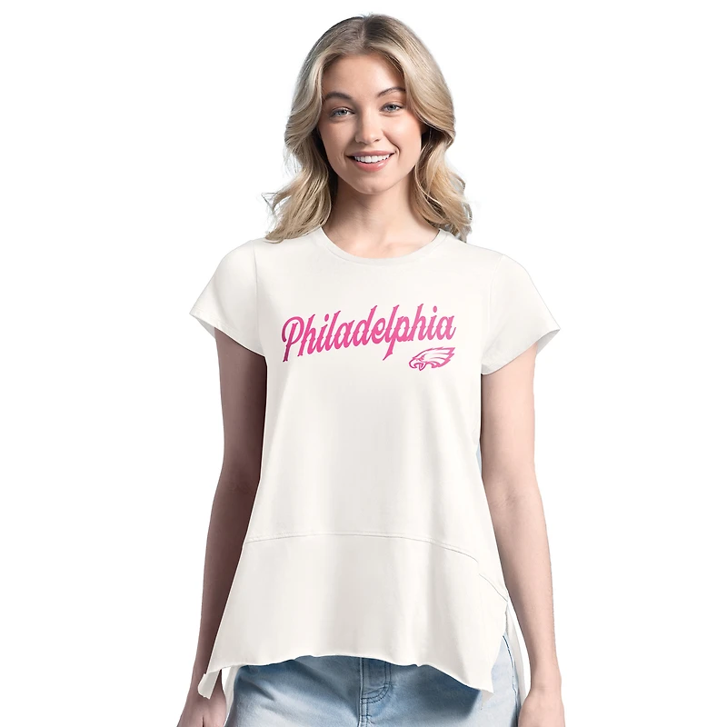 T-shirt vert Margaritaville pour femme des Philadelphia Eagles Gametime Is Paradise