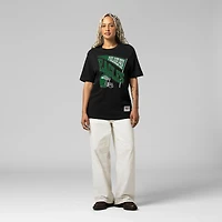 T-shirt noir dynamique pour femme Mitchell & Ness
