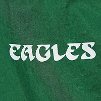 Veste courte entièrement zippée en nylon vert nuit pour femme des Philadelphia Eagles de Mitchell & Ness