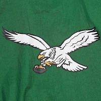 Veste courte entièrement zippée en nylon vert nuit pour femme des Philadelphia Eagles de Mitchell & Ness