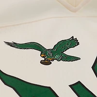 Women's Mitchell & Ness Randall Cunningham Cream Philadelphia Eagles Retired Player Cropped Fashion Jersey