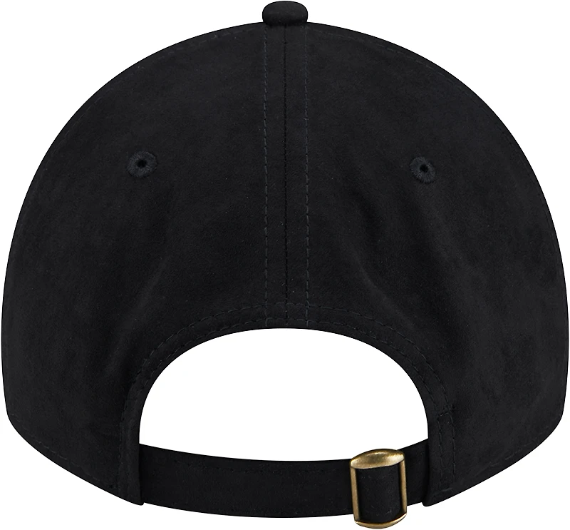 Women's New Era Black Philadelphia Eagles Suede Patch 9TWENTY Adjustable Hat