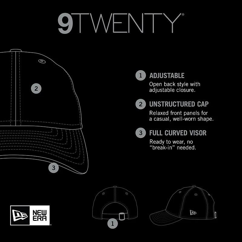 Women's New Era Black Philadelphia Eagles Suede Patch 9TWENTY Adjustable Hat