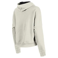 Women's New Era Cream Philadelphia Eagles 3rd Down Historic Pullover Hoodie