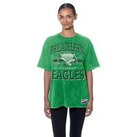 T-shirt oversize rétro Kelly Green Philadelphia Eagles pour femme de New Era
