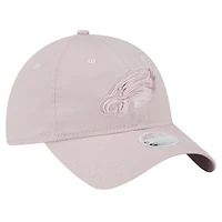 Casquette ajustable New Era Main 9TWENTY rose clair pour femme des Philadelphia Eagles