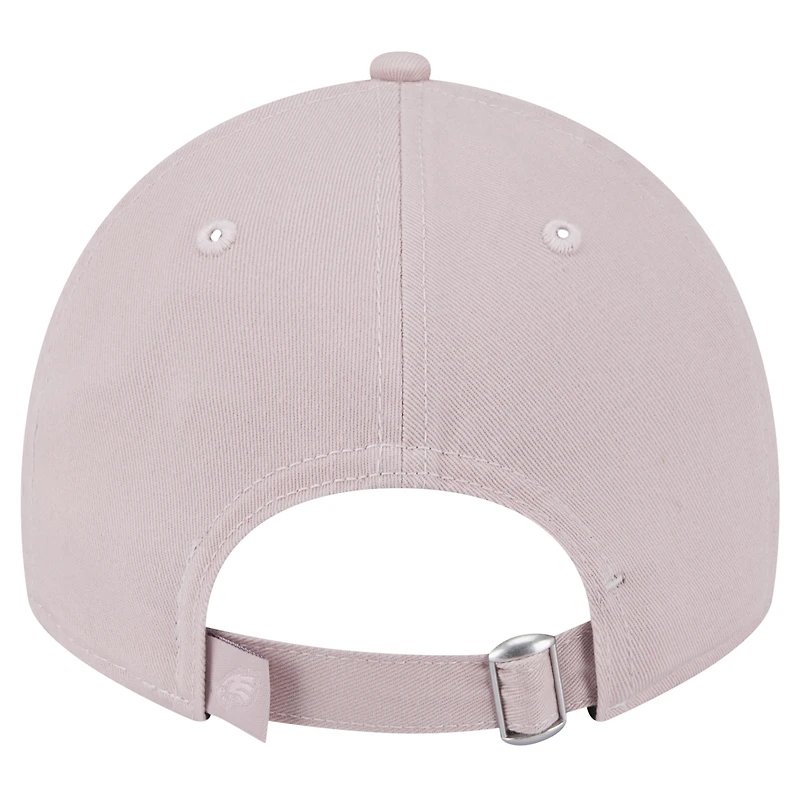 Casquette ajustable New Era Main 9TWENTY rose clair pour femme des Philadelphia Eagles