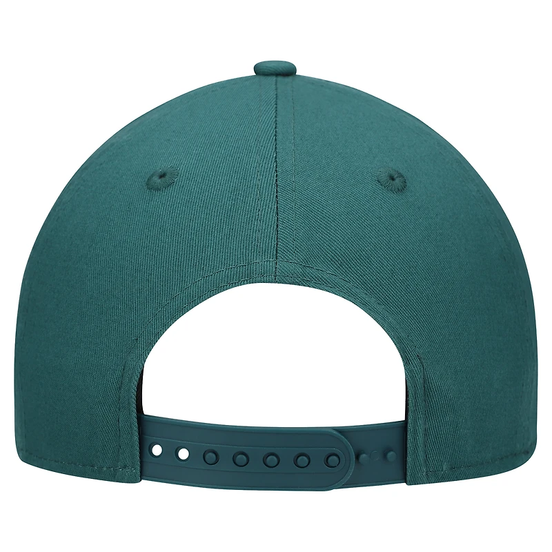 Women's New Era  Midnight Green Philadelphia Eagles  Stardom A-Frame 9FORTY Adjustable Hat