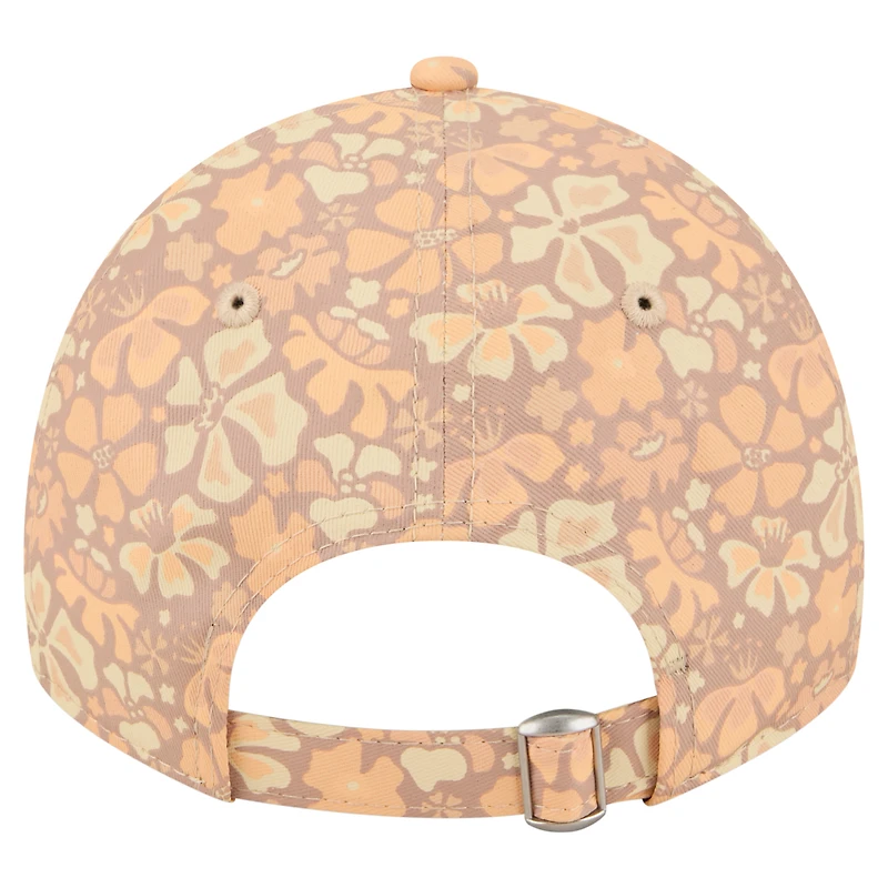 Women's New Era Tan Philadelphia Eagles Floral 9TWENTY Adjustable Hat