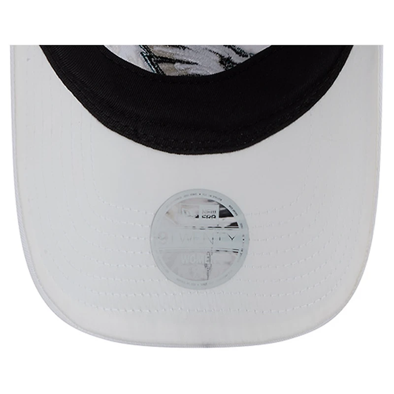 Women's New Era  White Philadelphia Eagles Floral 9TWENTY Adjustable Hat