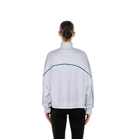 Sweat-shirt fonctionnel à fermeture éclair quart de tour New Era Philadelphia Eagles pour femme