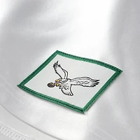 Women's New Era White Philadelphia Eagles Sport Classics Boxy Cropped Fashion Jersey