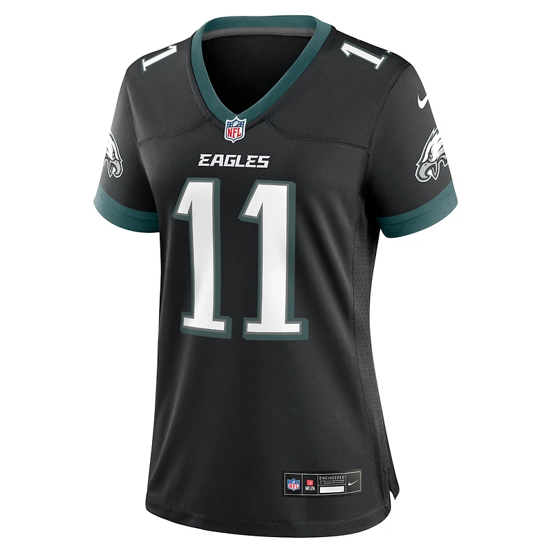 Nike A.J. Femme Maillot de match l'équipe des Eagles Philadelphie, marron, vert minuit