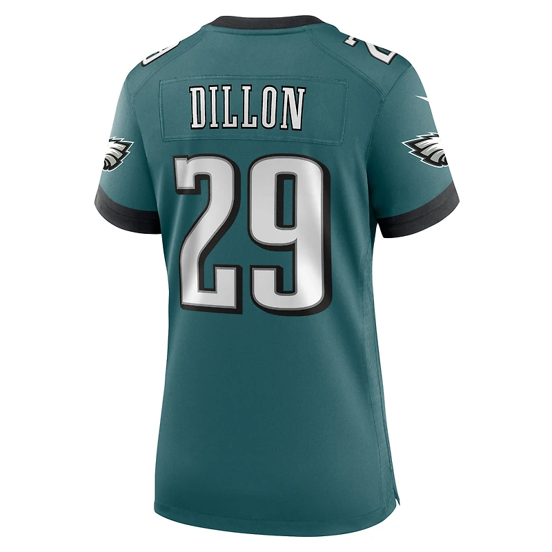 Women's Nike AJ Dillon Midnight Green Philadelphia Eagles Team Game Jersey
