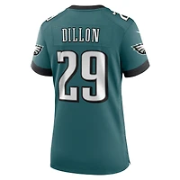 Women's Nike AJ Dillon Midnight Green Philadelphia Eagles Team Game Jersey