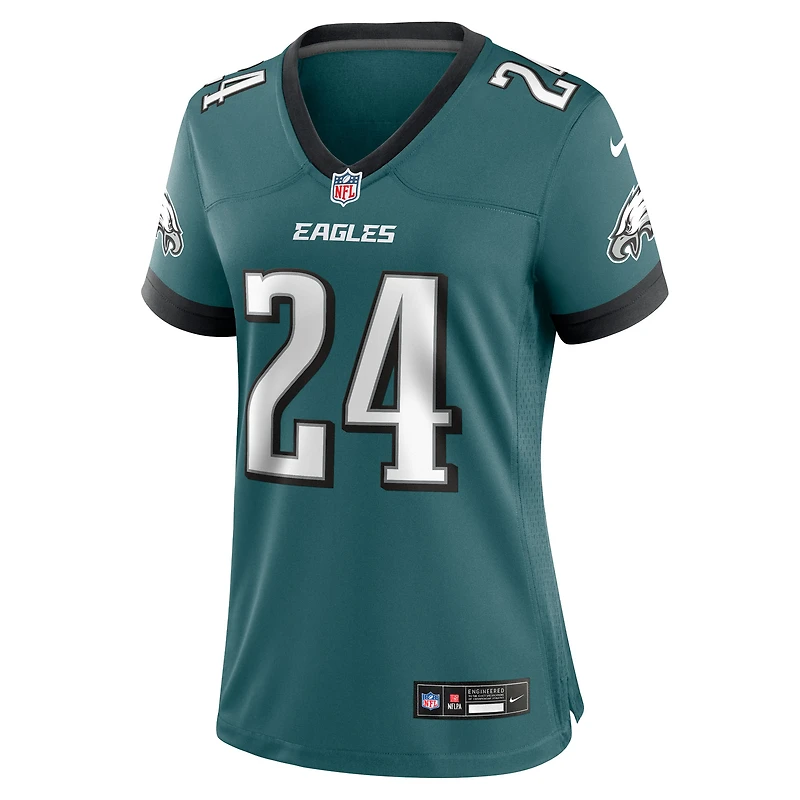 Women's Nike Andrew Mukuba Midnight Green Philadelphia Eagles Team Game Jersey