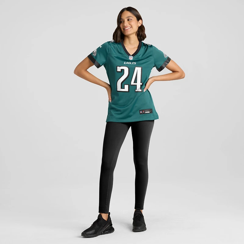 Women's Nike Andrew Mukuba Midnight Green Philadelphia Eagles Team Game Jersey