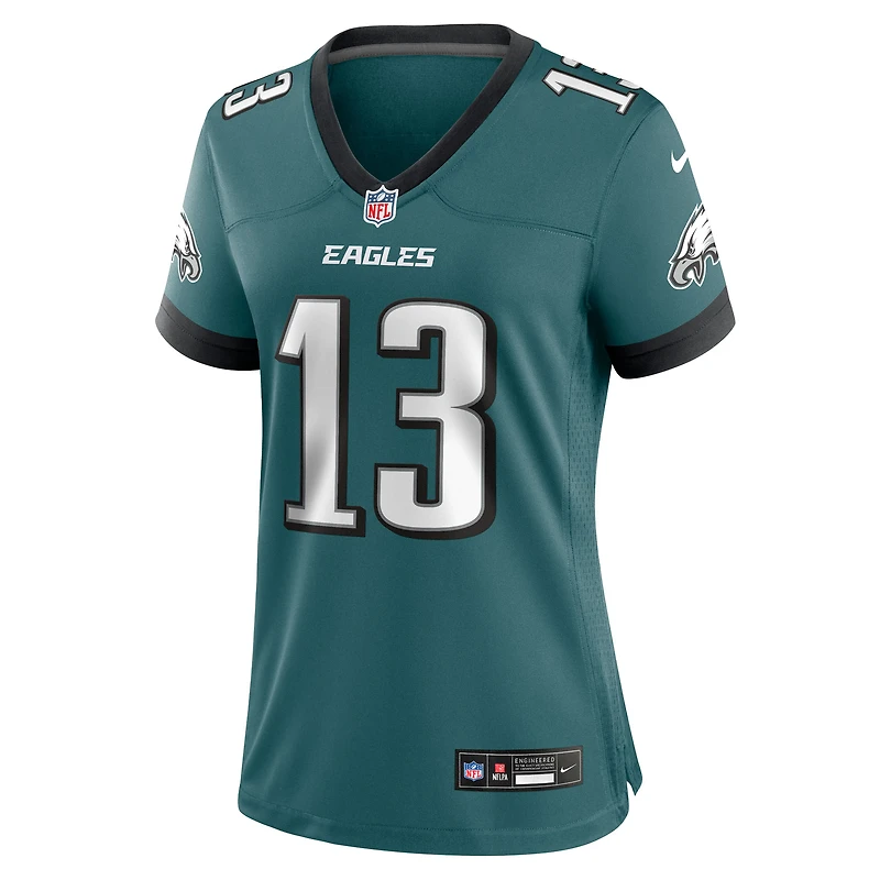 Women's Nike Azeez Ojulari Midnight Green Philadelphia Eagles Team Game Jersey
