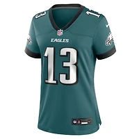 Women's Nike Azeez Ojulari Midnight Green Philadelphia Eagles Team Game Jersey
