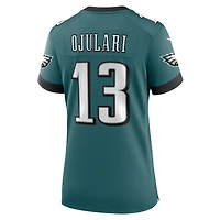 Women's Nike Azeez Ojulari Midnight Green Philadelphia Eagles Team Game Jersey