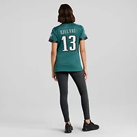 Women's Nike Azeez Ojulari Midnight Green Philadelphia Eagles Team Game Jersey