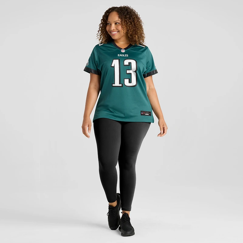 Women's Nike Azeez Ojulari Midnight Green Philadelphia Eagles Team Game Jersey