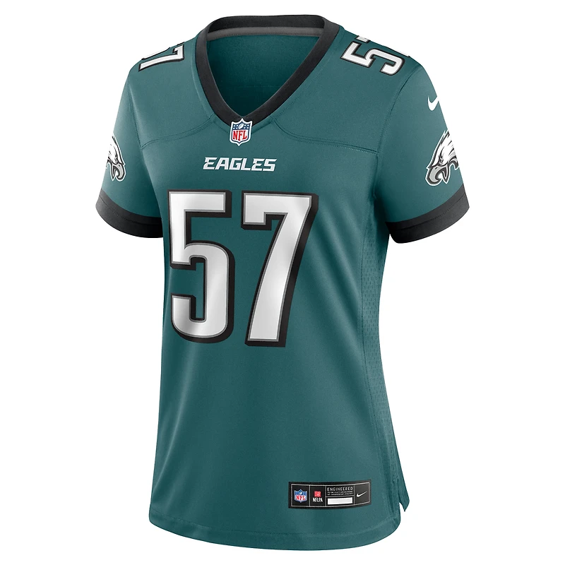 Women's Nike Ben VanSumeren Midnight Green Philadelphia Eagles Team Game Jersey