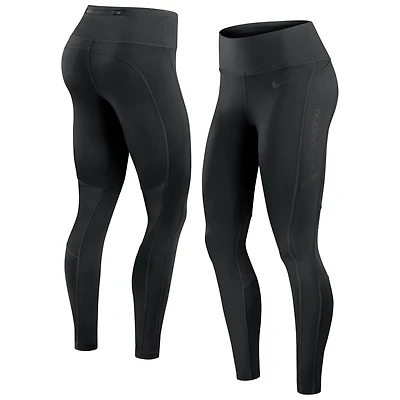 Legging Nike noir à logo Edge pour femme, motif Philadelphia Eagles