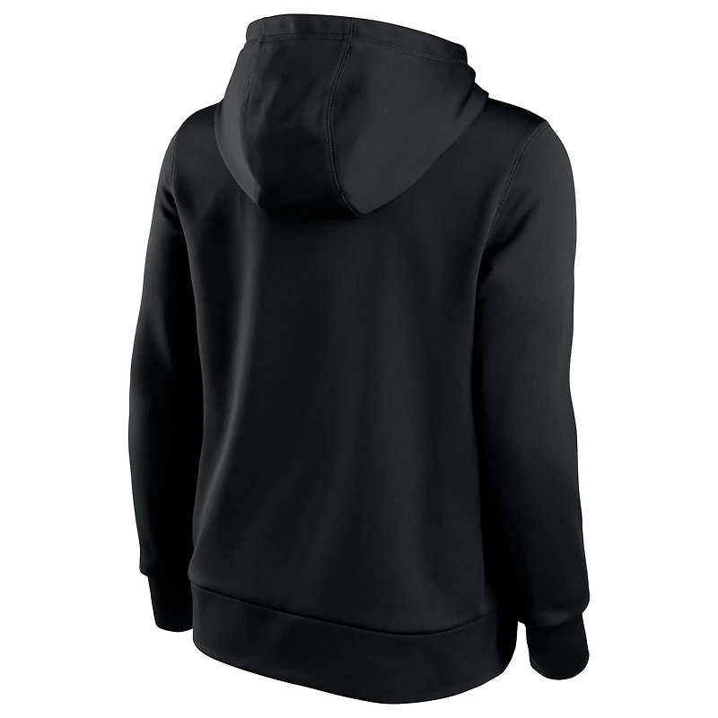 Women's Nike Black Philadelphia Eagles Lightweight Performance Hooded Top