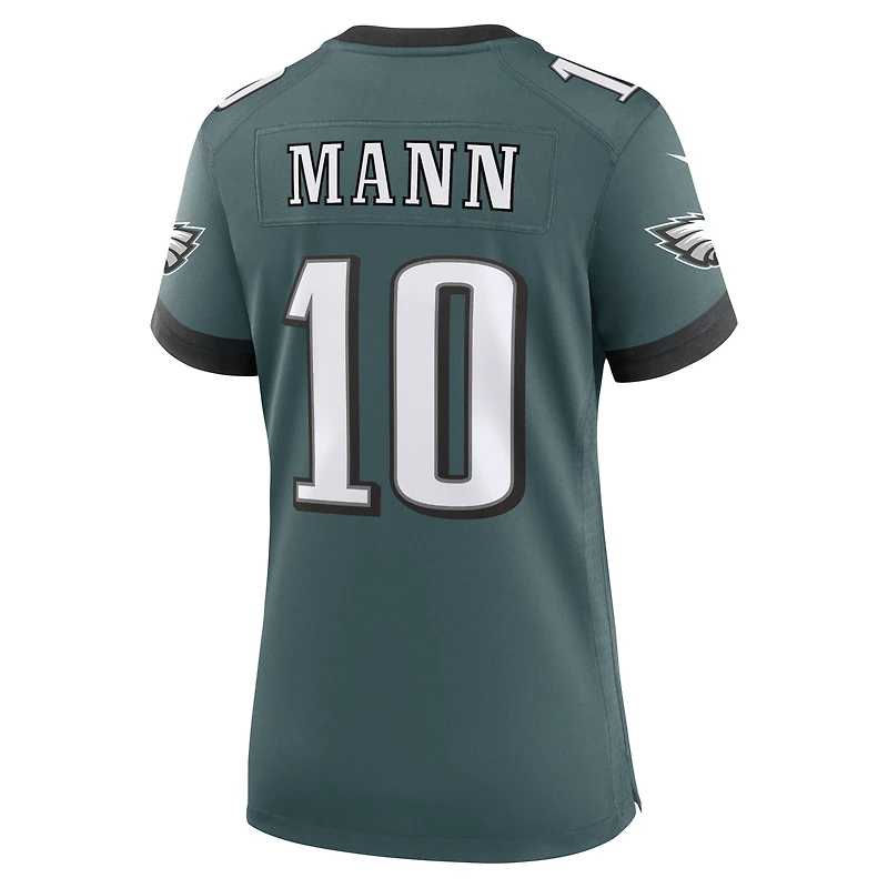 Women's Nike Braden Mann  Midnight Green Philadelphia Eagles Team Game Jersey