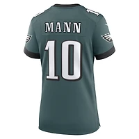 Women's Nike Braden Mann  Midnight Green Philadelphia Eagles Team Game Jersey