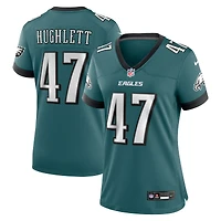 Maillot Nike Charley Hughlett pour femme, vert nuit, équipe des Philadelphia Eagles
