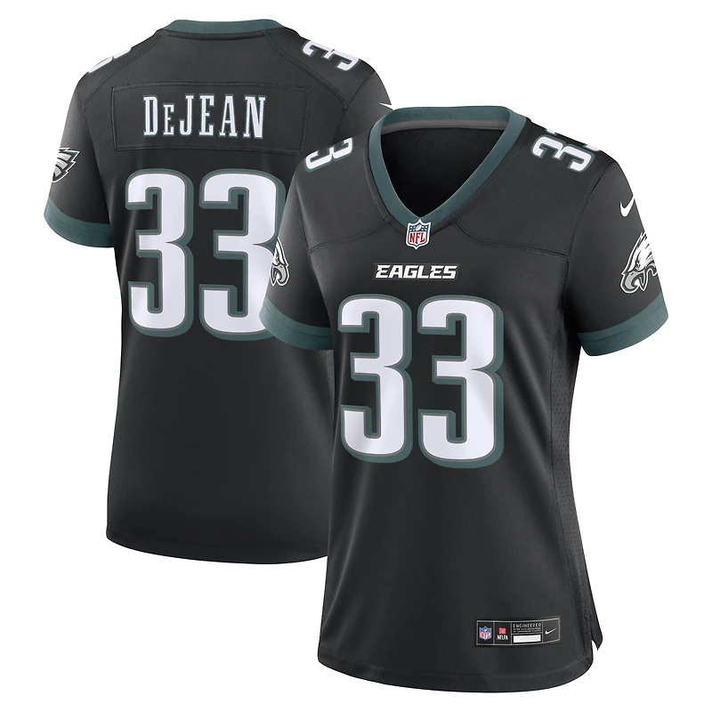 Women's Nike Cooper DeJean Black Philadelphia Eagles Alternate Game Jersey