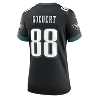 Maillot de match l'équipe Nike Dallas Goedert pour femme, vert minuit, des Eagles Philadelphie