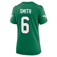 Maillot de joueur Nike DeVonta Smith Kelly Green Philadelphia Eagles pour femme