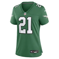 Women's Nike Eric Allen Kelly Green Philadelphia Eagles Alternate Game Jersey